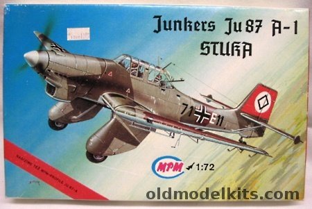 MPM 1/72 Junkers Ju-87A-1 Stuka - Early Luftwaffe, 72010 plastic model kit